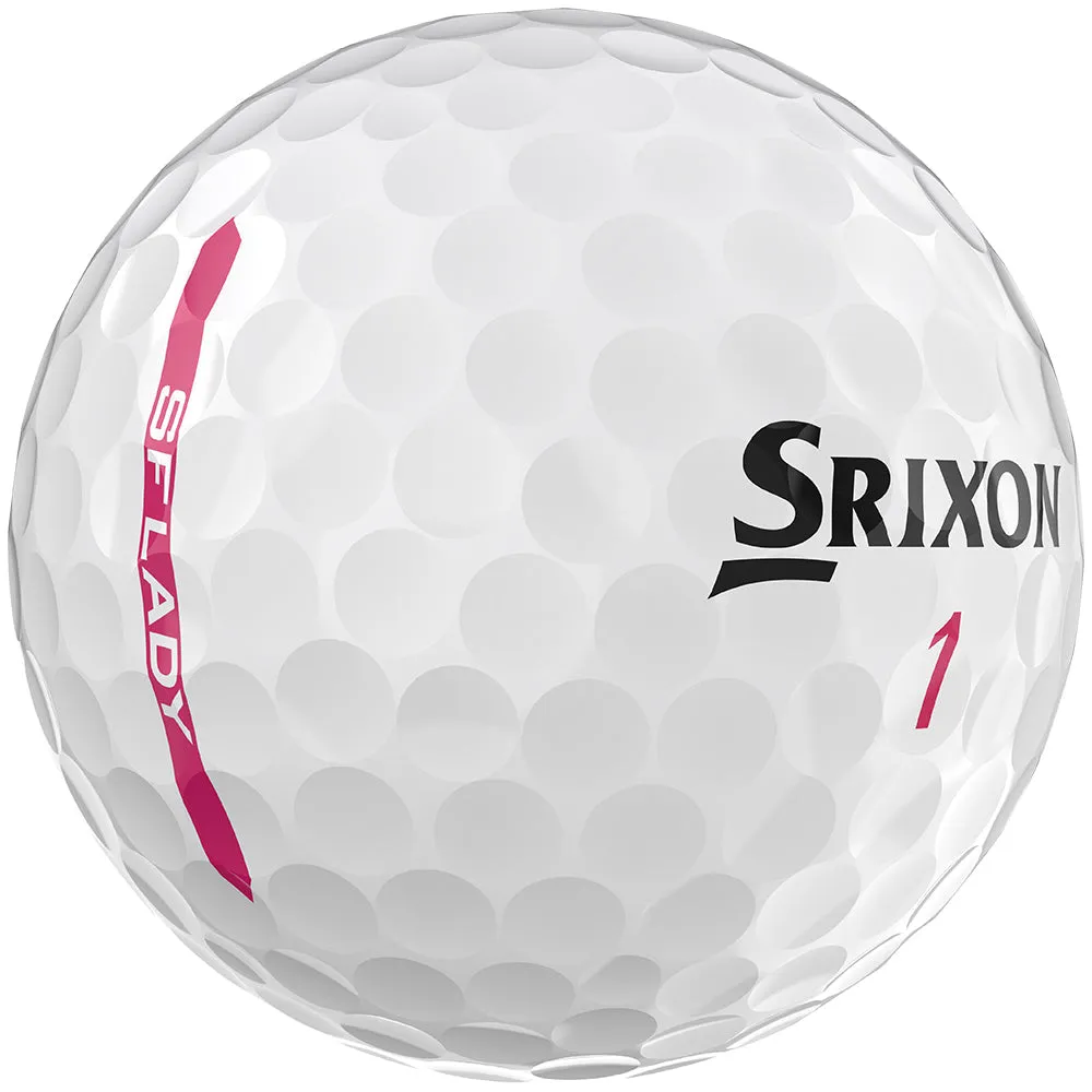 Srixon Soft Feel Lady Golf Balls - Soft White - 4 Dozen Pack