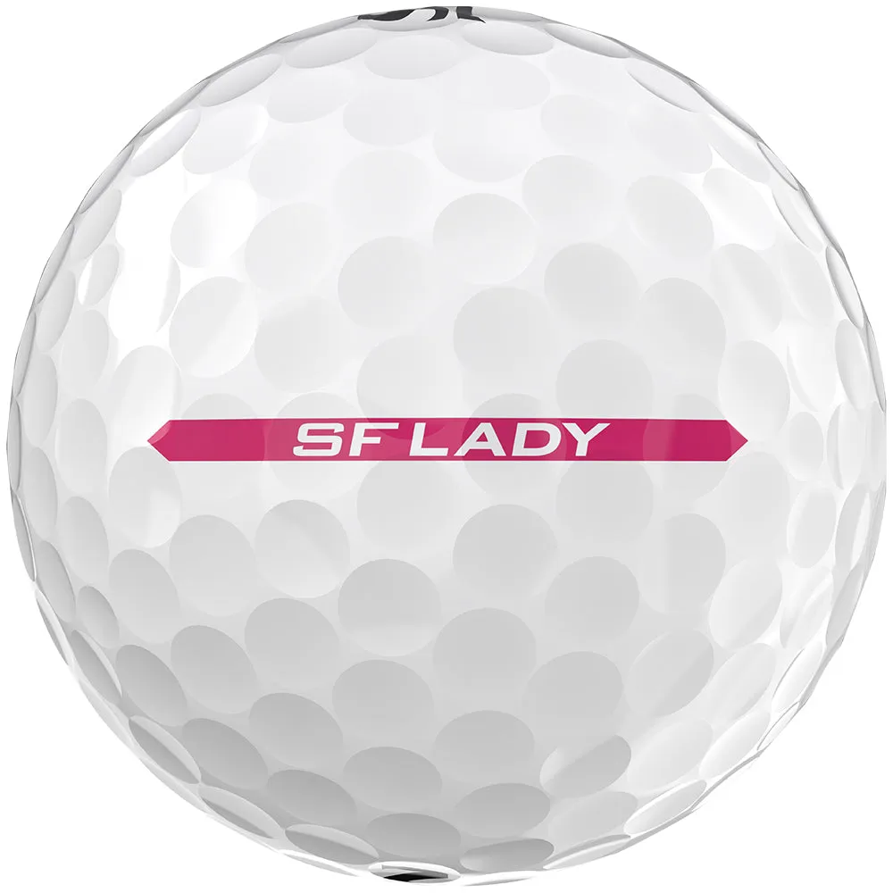 Srixon Soft Feel Lady Golf Balls - Soft White - Festive Double Dozen
