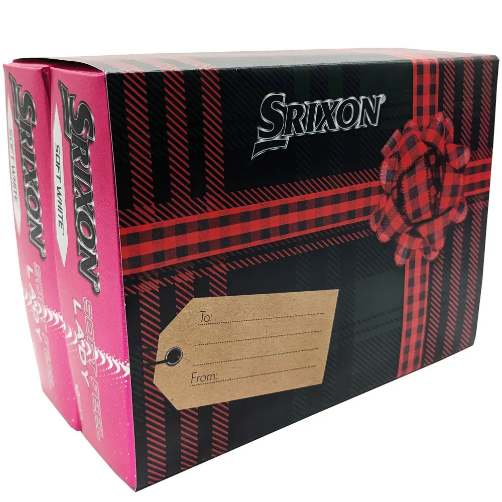 Srixon Soft Feel Lady Golf Balls - Soft White - Festive Double Dozen