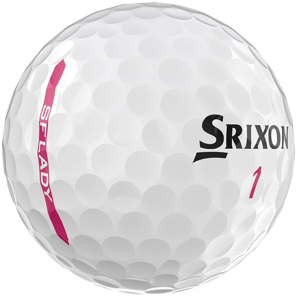 Srixon Soft Feel Lady Golf Balls - Soft White - Festive Double Dozen