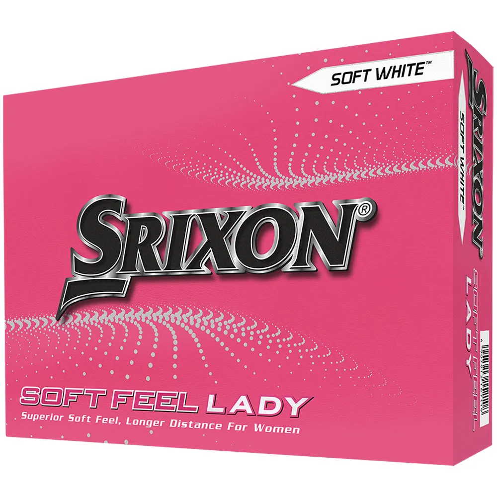Srixon Soft Feel Lady Golf Balls - Soft White - Festive Double Dozen