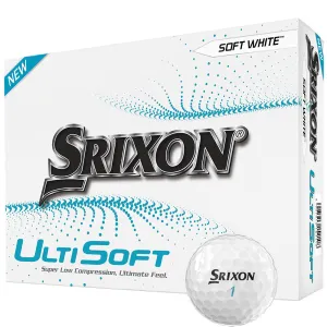 Srixon Ultisoft 4 Golf Balls - White - 12 Pack