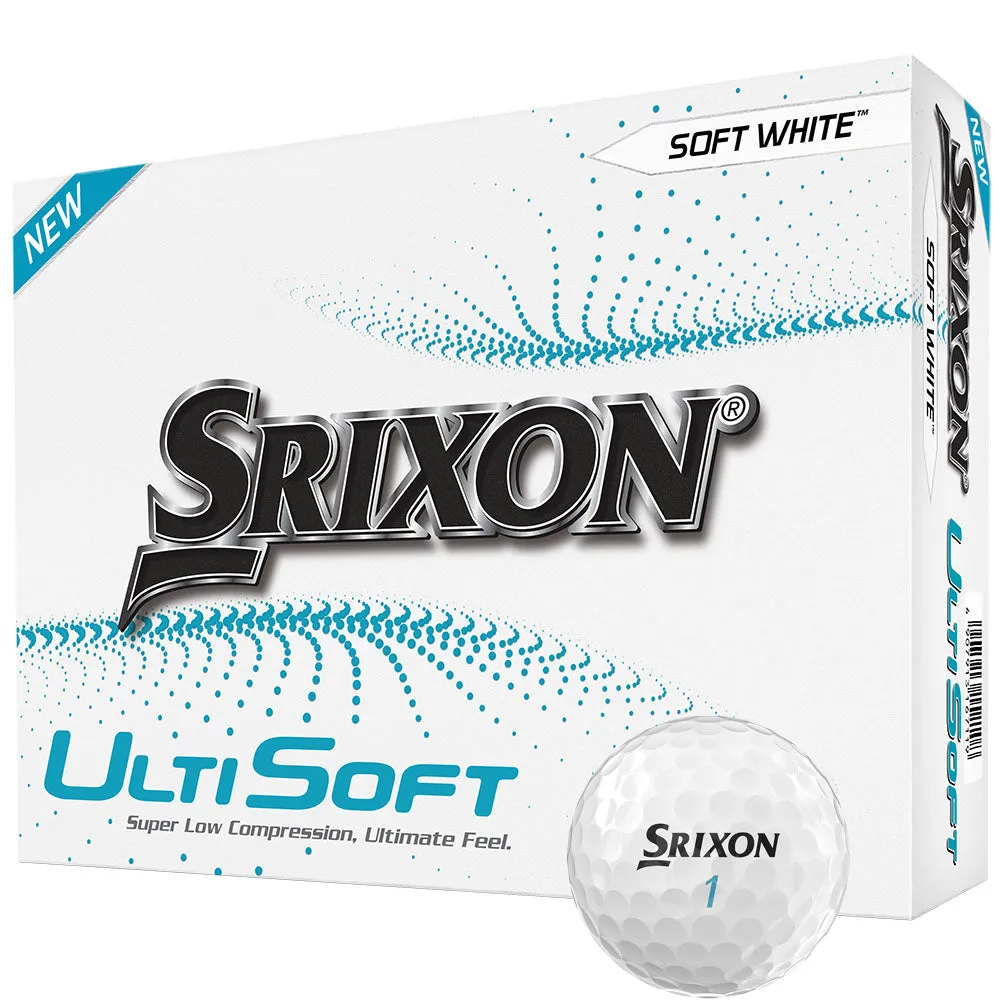 Srixon Ultisoft 4 Golf Balls - White - 12 Pack