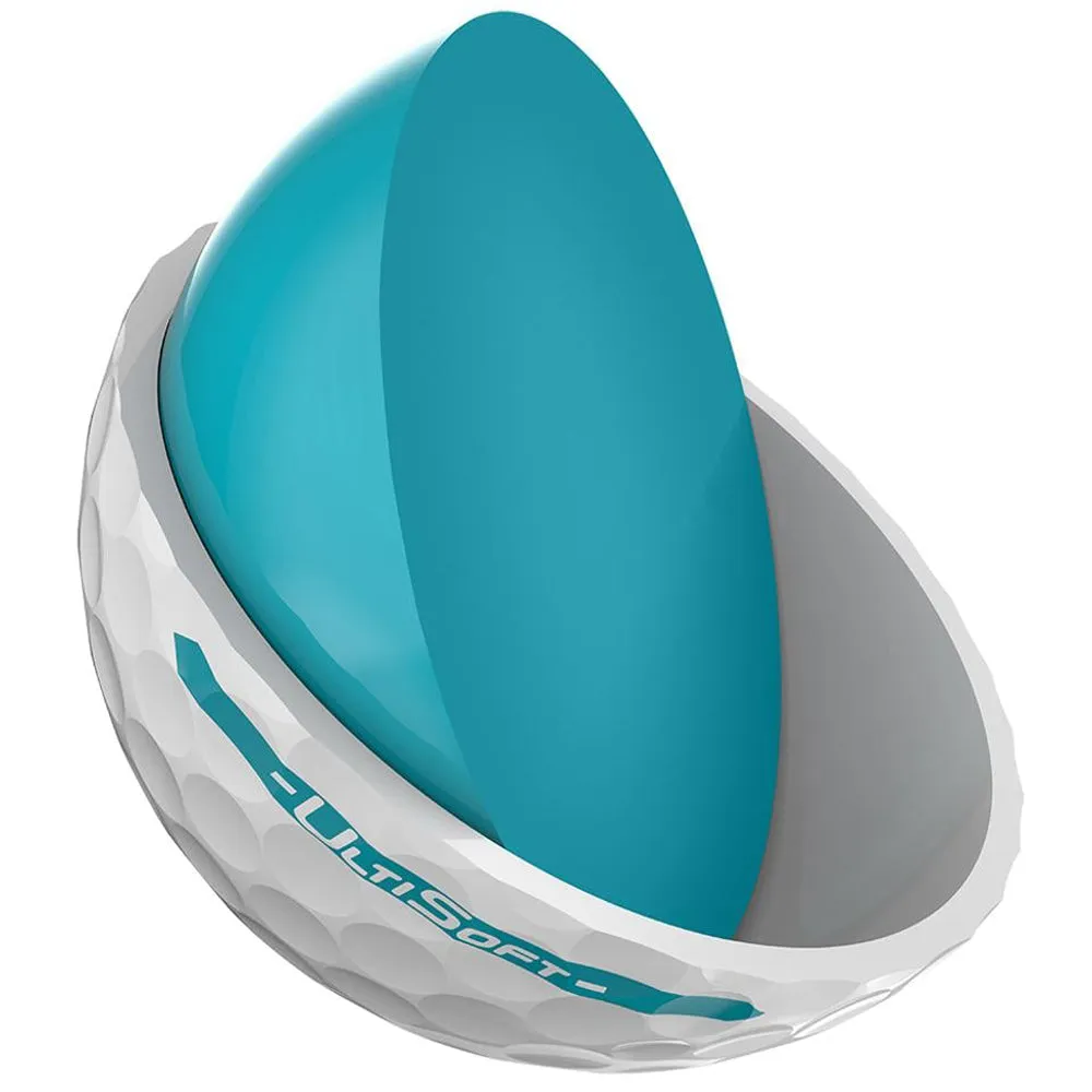 Srixon UltiSoft Golf Balls White - 12 Pack