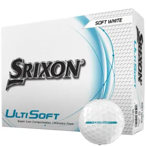 Srixon UltiSoft Golf Balls White - 12 Pack