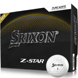 Srixon Z-Star Golf Balls - White - 12 Pack