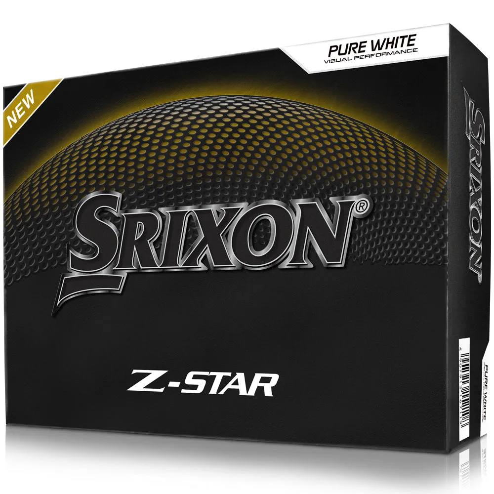 Srixon Z-Star Golf Balls - White - 12 Pack