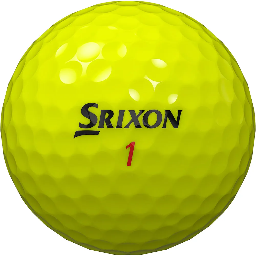 Srixon Z-Star XV Golf Balls - Tour Yellow - 12 Pack