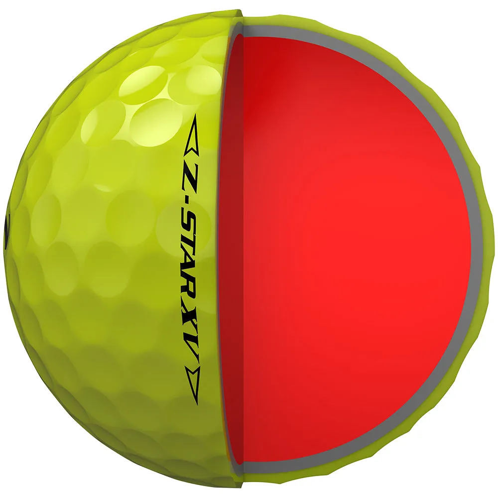 Srixon Z-Star XV Golf Balls - Tour Yellow - 4 Dozen Pack