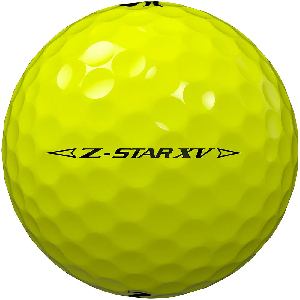 Srixon Z-Star XV Golf Balls - Tour Yellow - Double Dozen
