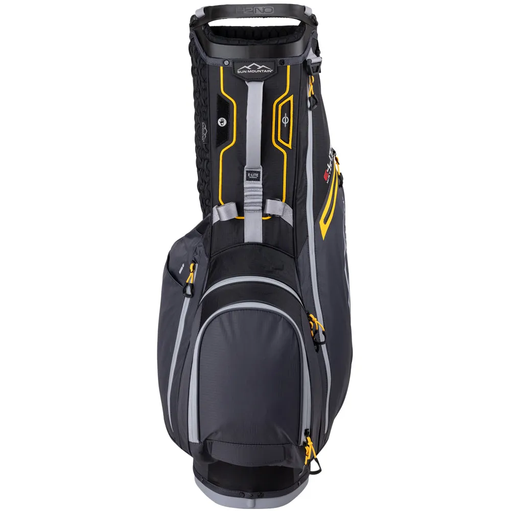 Sun Mountain E-LITE Stand Bag - Black/Steel/Gold