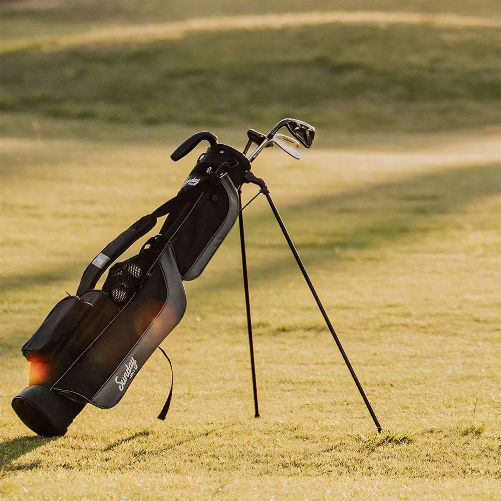 Sunday Golf Loma Pencil Stand Bag - Matte Black