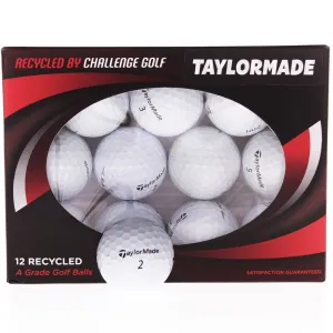 TaylorMade TP5 Refurbished A-Grade Golf Balls - 12 Pack - White