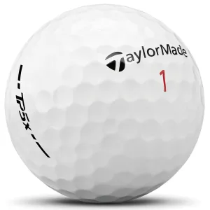 TaylorMade TP5x Golf Balls - White - 3 Ball Sleeve
