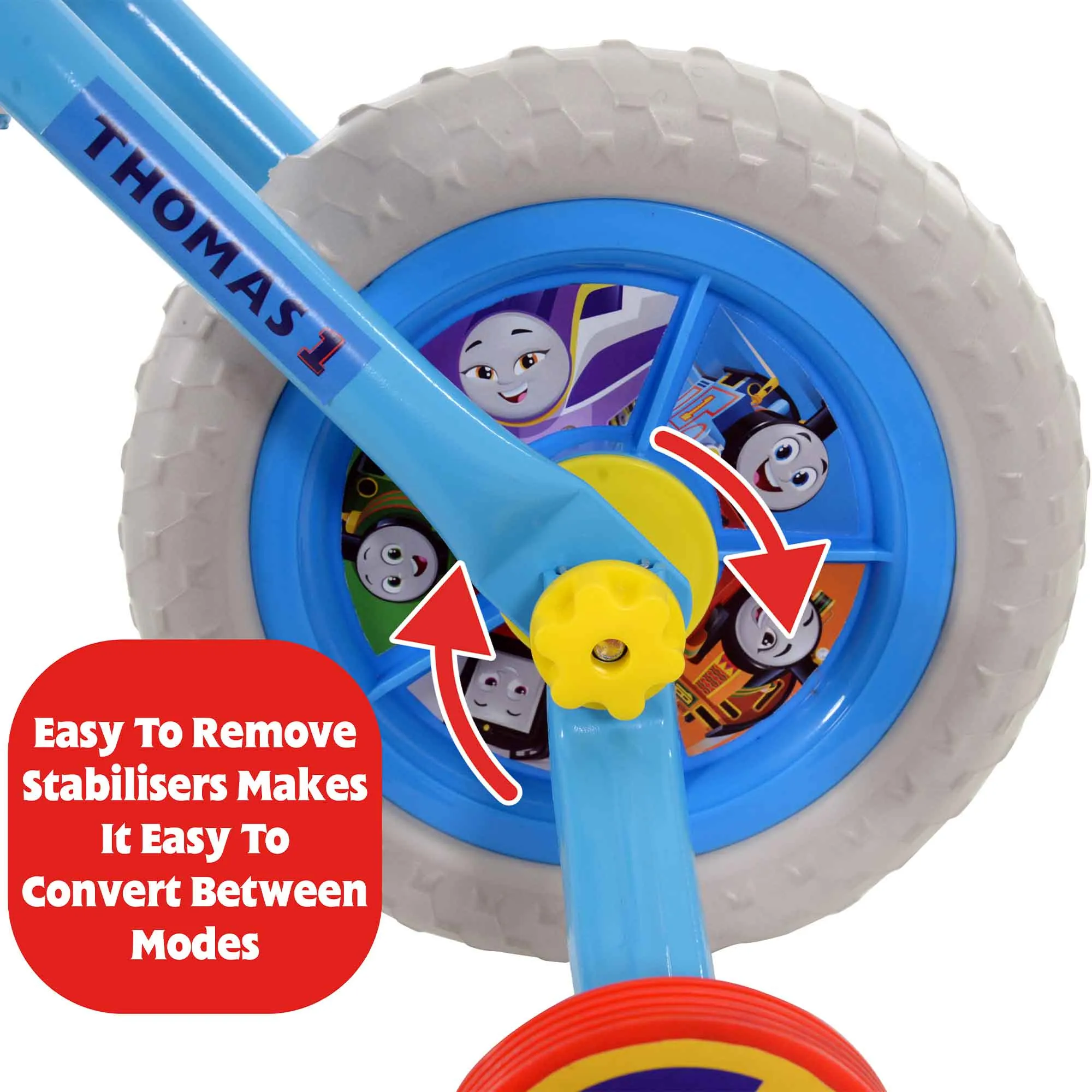 Thomas and Friends 2-in-1 10" Wheel Size Training Bike
