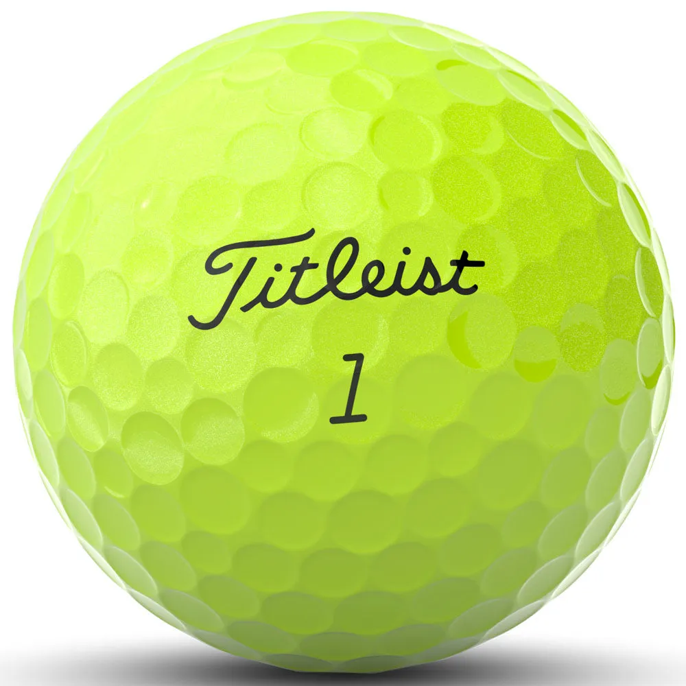 Titleist AVX Golf Balls - Yellow - 12 Pack