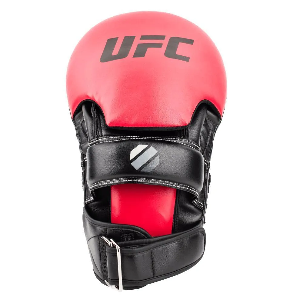 UFC Contender Long Curved Focus Mitts - Black and Red