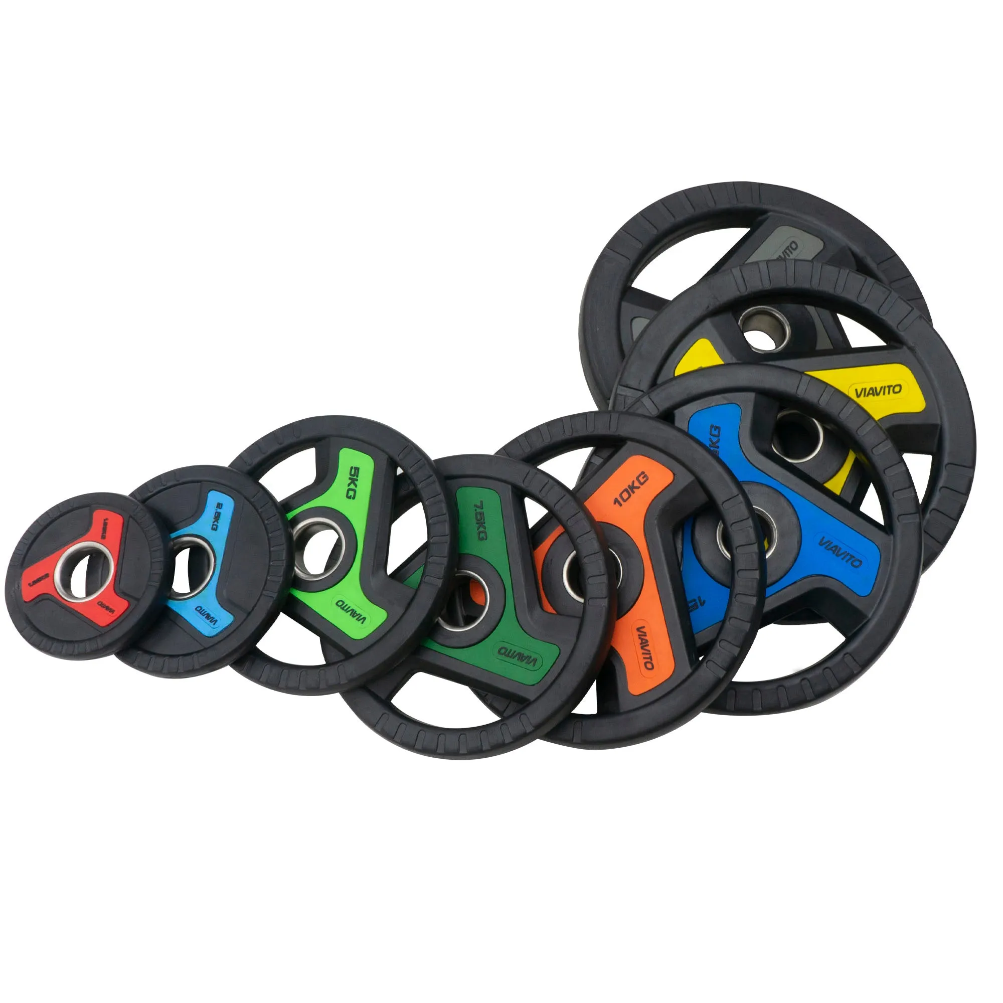 Viavito Rubber Bumper Olympic Weight Plates