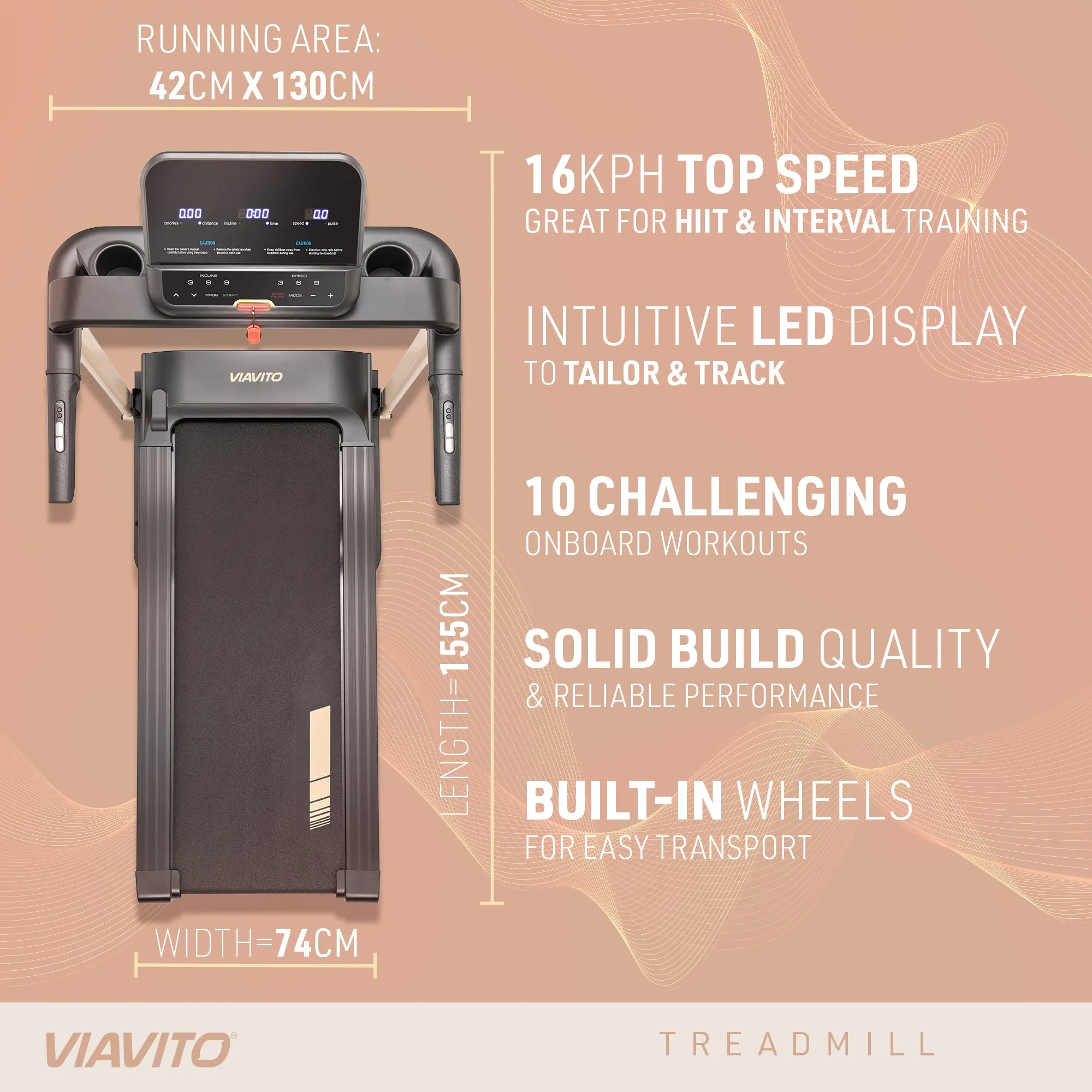 Viavito ST1 Folding Treadmill