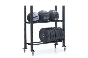 Warrior 2-Tier Multi-Use Ball/Plate Storage Rack