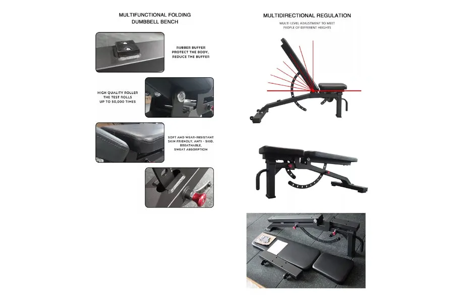 Warrior 500 Adjustable Weight Bench (💥MEMORIAL SALE - Extra 10% Off!)