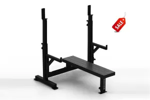 Warrior Flat Olympic Spotter Bench (🏃IN-STORE SPECIAL - Extra 10% Off!)