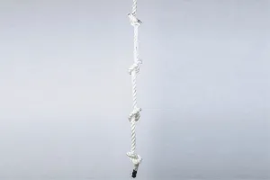 Warrior Knotted Climbing Rope White