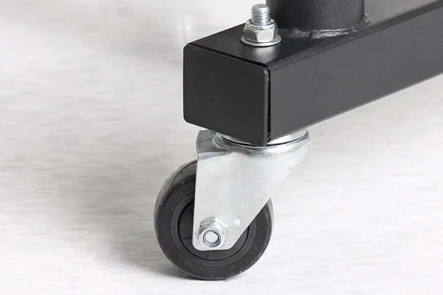 Warrior Olympic Bumper Plate & Bar Holder w/ Wheels