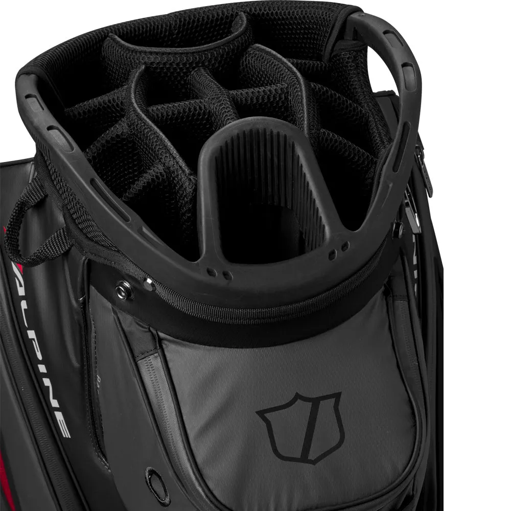 Wilson Alpine Cart 14 Bag - Black/Grey