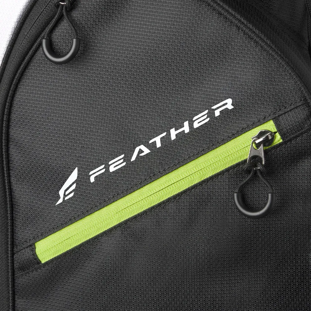 Wilson Feather Stand Bag - Black/Grey/White