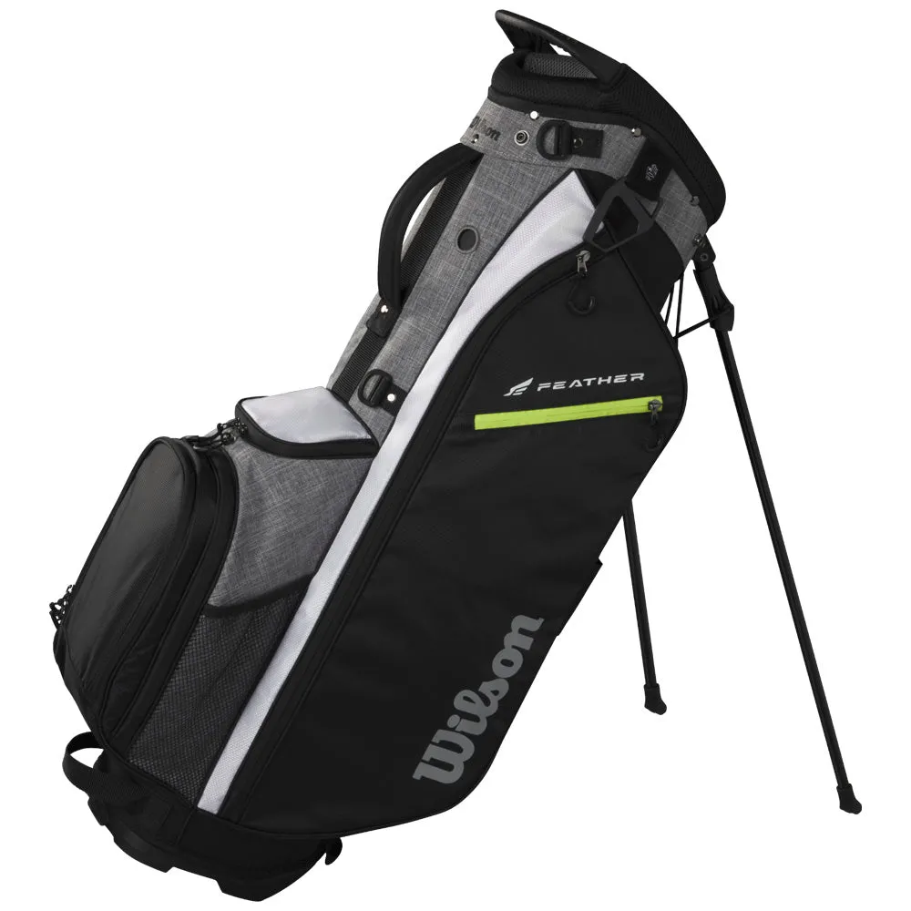 Wilson Feather Stand Bag - Black/Grey/White