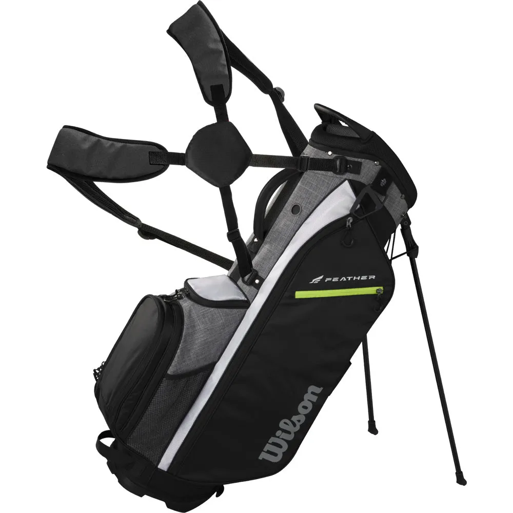 Wilson Feather Stand Bag - Black/Grey/White