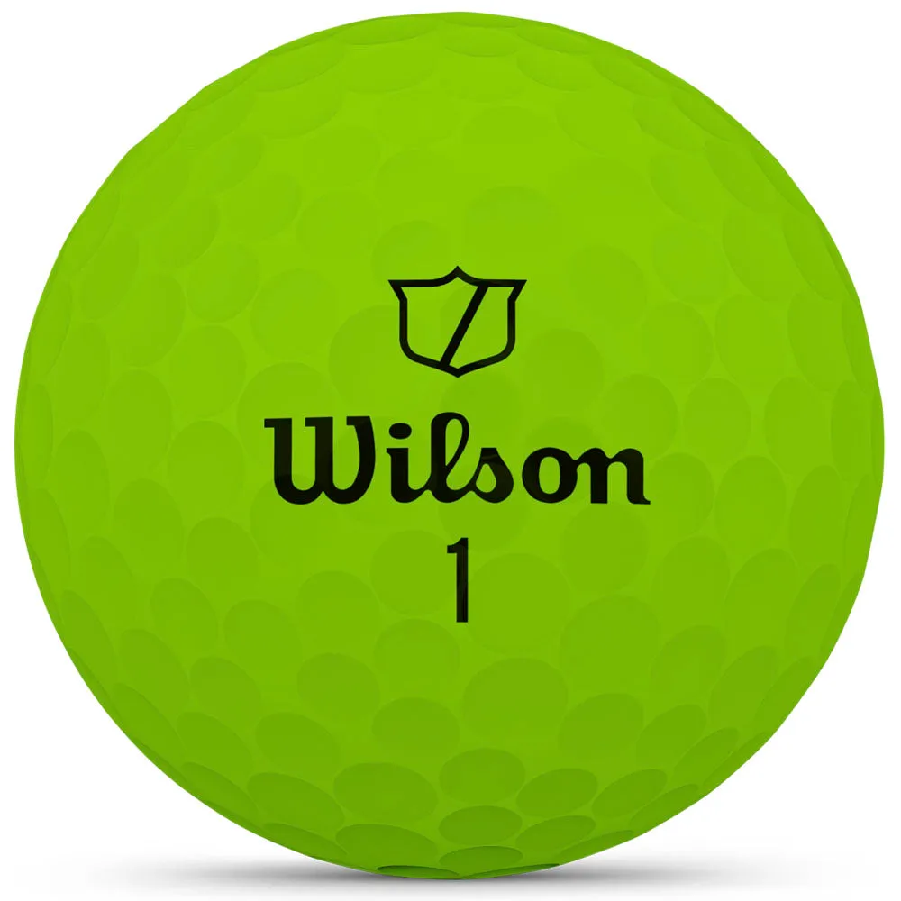 Wilson Staff Duo Soft Golf Balls - Green - 12 Pack