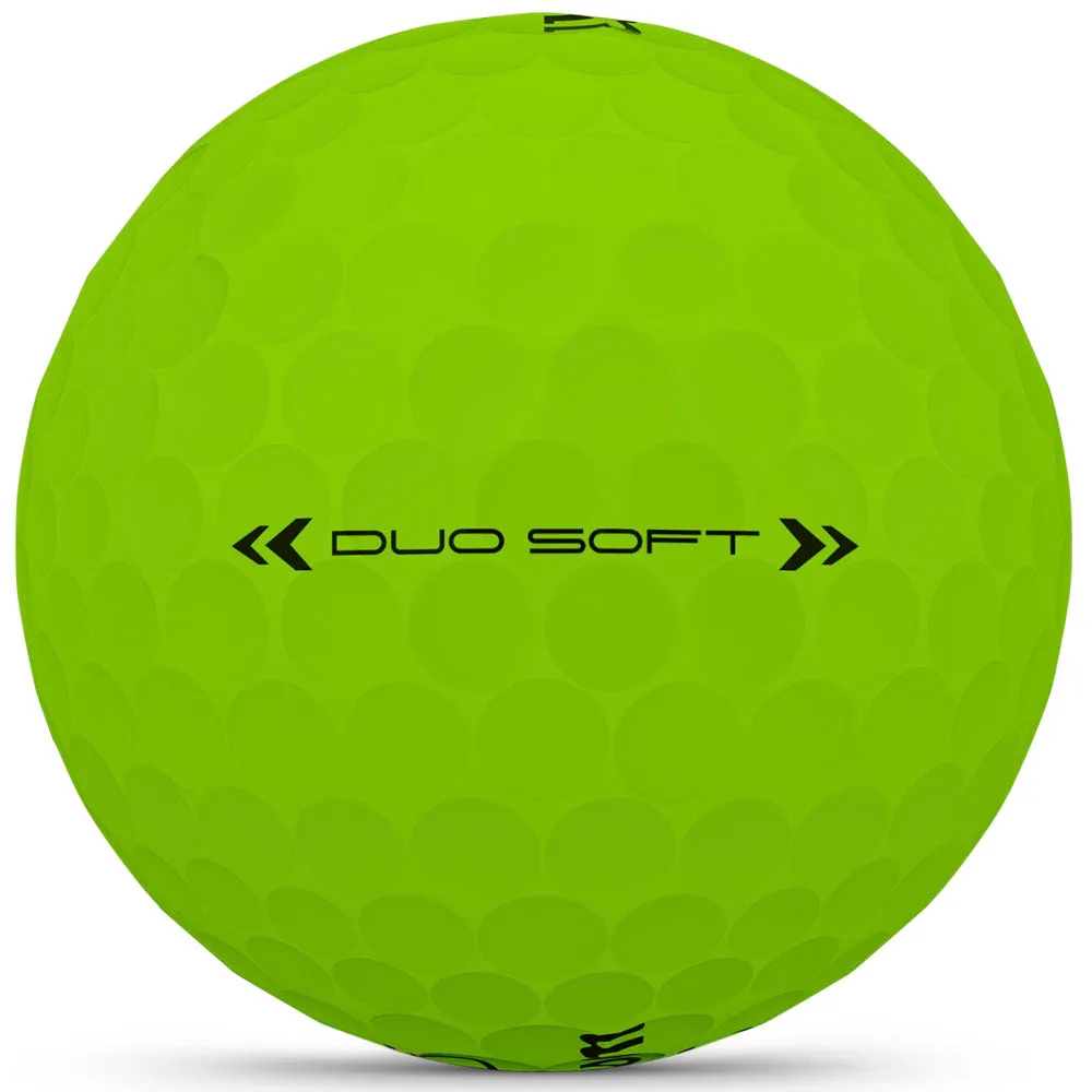 Wilson Staff Duo Soft Golf Balls - Green - 12 Pack