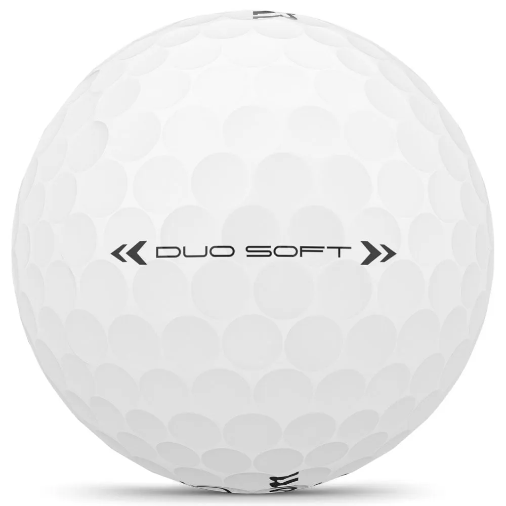 Wilson Staff Duo Soft Golf Balls - White - 12 Pack