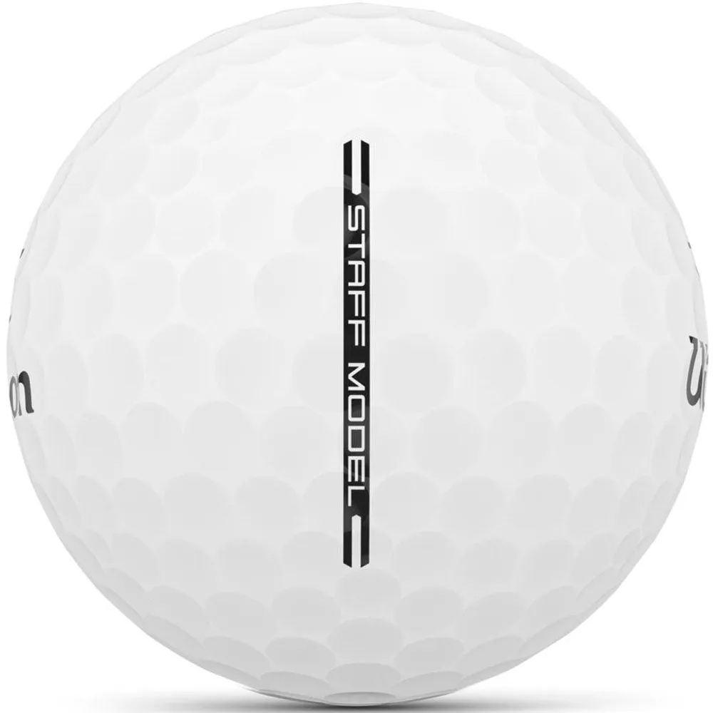 Wilson Staff Model Golf Balls - White - 12 Pack