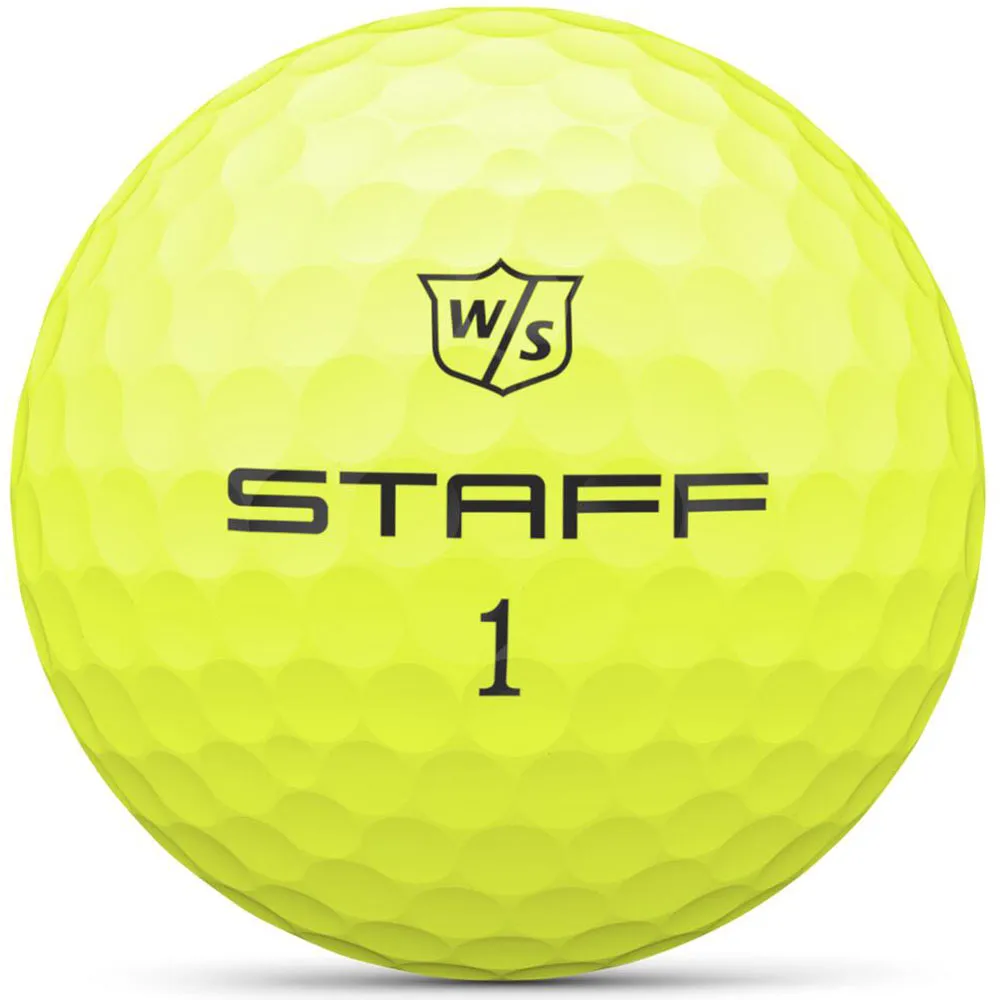 Wilson Staff Model Golf Balls - Yellow - 12 Pack