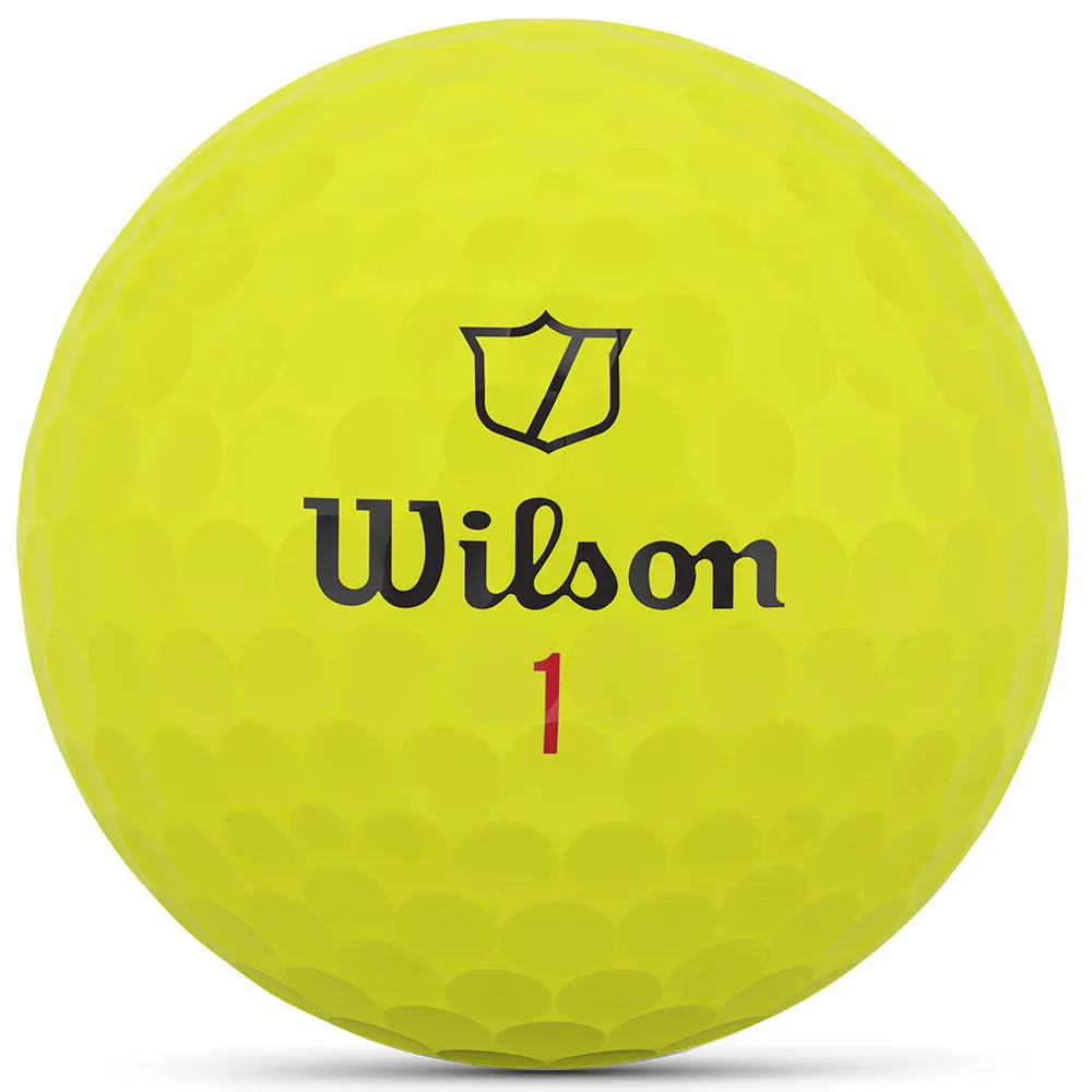 Wilson Staff Model X Golf Balls - Yellow - 12 Pack
