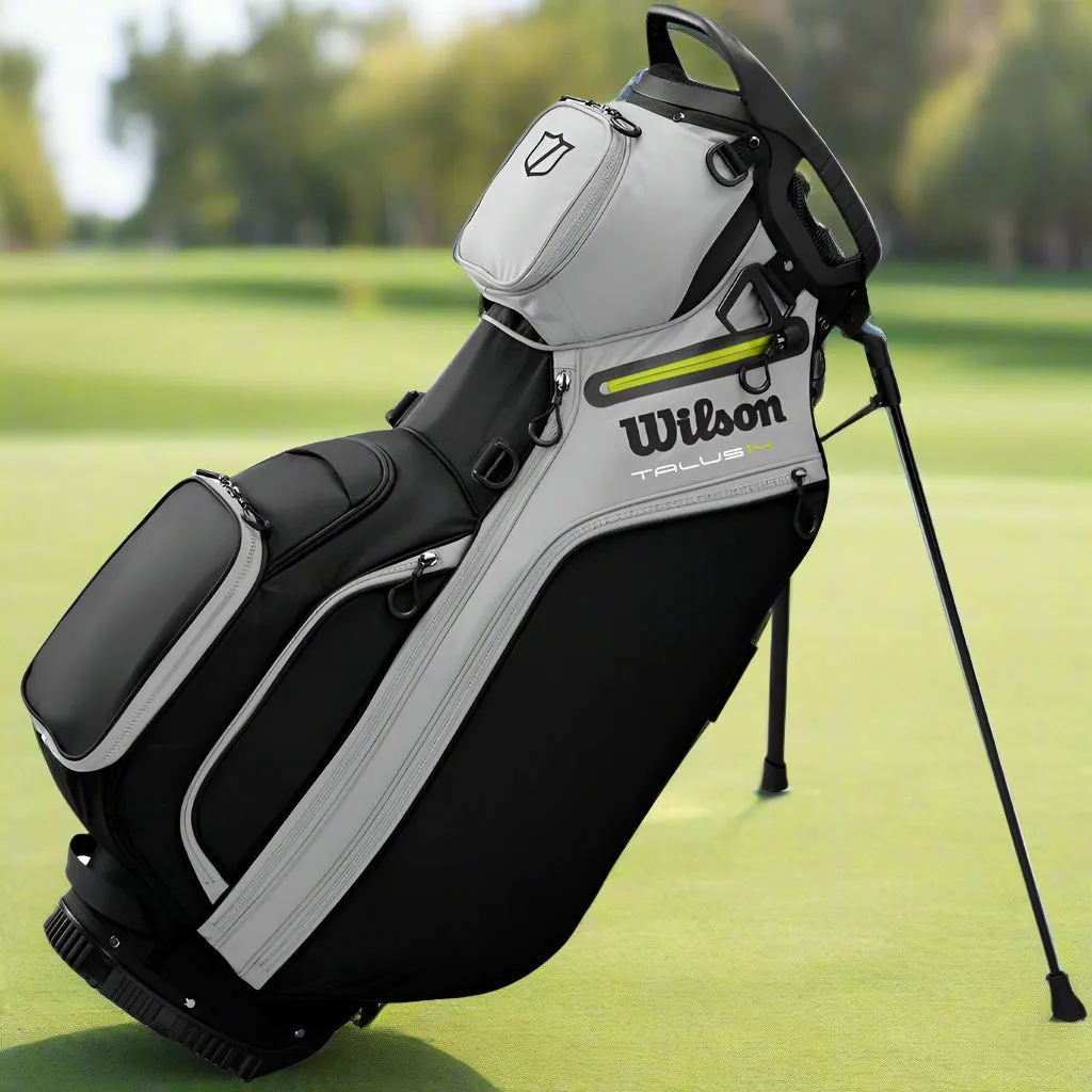 Wilson Talus Stand 14 Bag - Black/Grey/Yellow