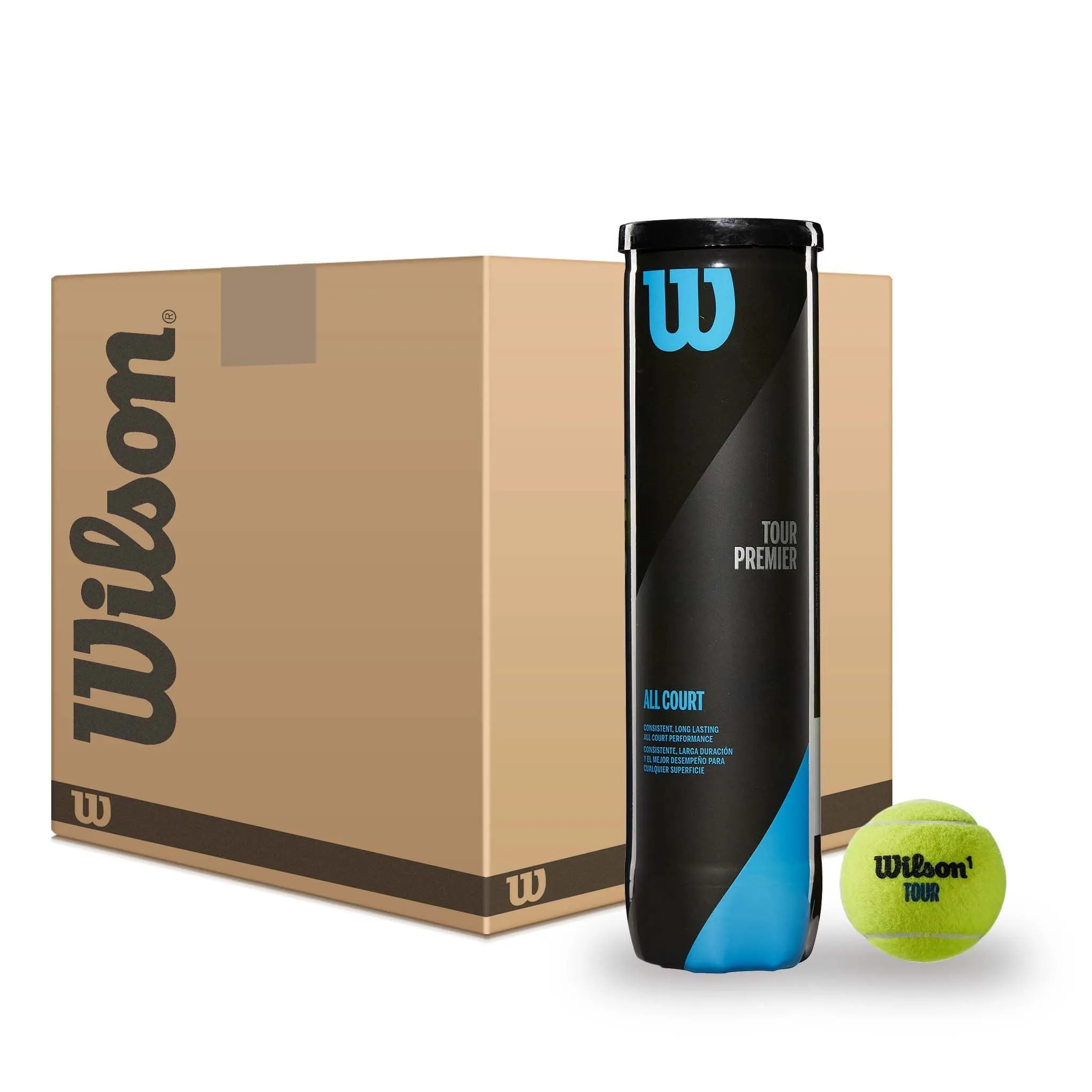 Wilson Tour Premier All Court Tennis Balls - 12 dozen