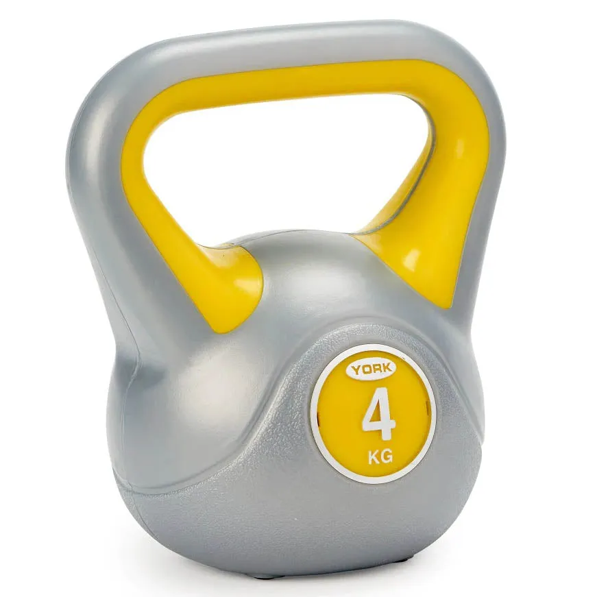York 4kg Vinyl Kettlebell